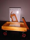 Wooden Wagon Picture Frame WHEELS FUNCTION Has Easel Stand New in Box