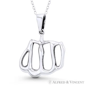 Allah Arabic Word Script Collar Colgante Ligero en .925 Plata de Ley - Imagen 1 de 1