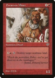 MTG DWARVEN MINER EXC - NANO MINATORE - TLI - MAGIC - Picture 1 of 1