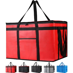 Insulated Food Delivery Bag for Pizza Delivery, Grocery- Cooler Bag, Food Warmer - Picture 1 of 6