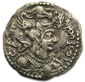 [R1662] Dracma O. J. " Ghazni ", Nezak-Könige, Sconosciuto Re (Centro 6.Jhdt) - Imagen 1 de 2