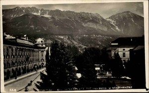 ~1940 INNSBRUCK Adolf-Hitler-Platz Austria postcard vintage postcard Austria