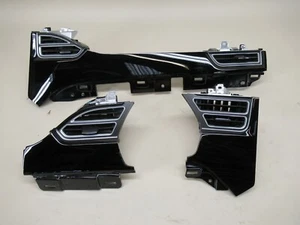 Ventilaciones de borde de tablero interior Tesla Model S X acabado IP ceniza oscura - Imagen 1 de 12