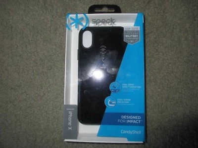 Funda Speck negra con agarre para iPhone X Foto 1 de 4