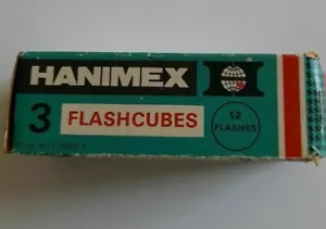 Bulb FLASH CUBES Flashcube x3 p/p = 12 flashes HANIMEX MAZDA SYLVANIA OSRAM ..20 - Picture 1 of 4