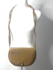Bolso de hombro de dos tonos mostaza para mujer Francia - Imagen 1 de 8