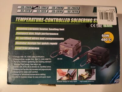 Temperature Controlled Soldering Station SS-206E - Image 1 of 2