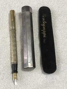 PENNA STILOGRAFICA Montegrappa Reminiscence argento 925 Placc. ORO FOUNTAIN PEN - Imagen 1 de 24