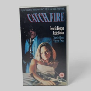 Catch Fire VHS Jodie Foster Dennis Hopper 90s Thriller UK PAL Video Tape 15 - Picture 1 of 6