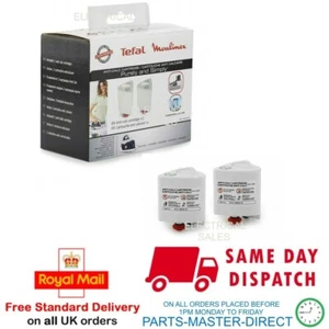 CARTUCHO FILTRO ANTIESCALA TEFAL SV5010EO SV5020EO PURAMENTE SIMPLE XD9030E0 x 2 - Imagen 1 de 6