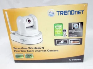 TRENDnet TV-IP410WN Security Wireless Pan Tilt Zoom Internet Camera Image Video - Picture 1 of 8