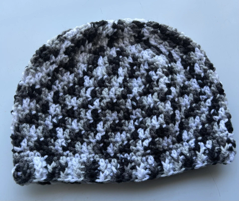 男士钩针套头帽 — 第 1/1 张图片