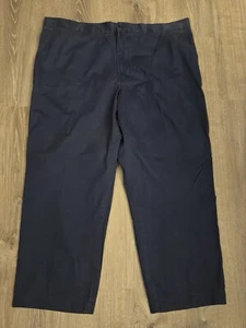 Pantalone Lacoste uomo blu navy chino classico 100% cotone taglia 36W x 29L XL FIT - Foto 1 di 9