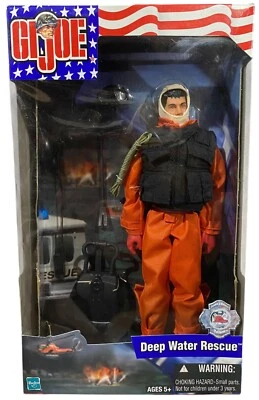 GI Joe Deep Water Rescue Vtg 2002 12'' Action Figure NEW - Image 1 of 4