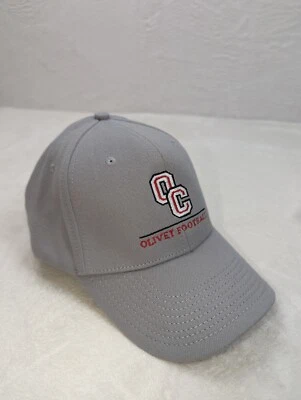 OC Olivet 足球棒球帽灰色大号刺绣比赛  — 第 1/4 张图片
