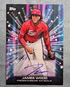 2023 Topps Pro Debut Future Cornerstones Auto James Wood #09/99 (FC-JW) Read