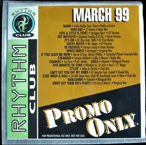 PROMO ONLY "RHYTHM CLUB MARCH 1999" DJ PROMO CD COMPILATION 18 TRACKS  *NEW* - Picture 1 of 4