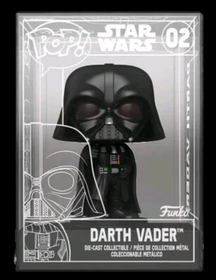 Funko Pop Die Cast Darth Vader 02  Versione Regular Star Wars Metallo Pressofuso - Immagine 1 di 3