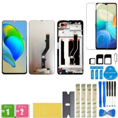 For ZTE Blade A72 4G A7040 LCD Display Touch Screen Digitizer Assembly Replace - Image 1 of 4