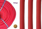 Qualität rot flexibler Kanal - 20 mm, 25 mm & 32 mm - LSOH - IP40 - einfarbig & geteilt