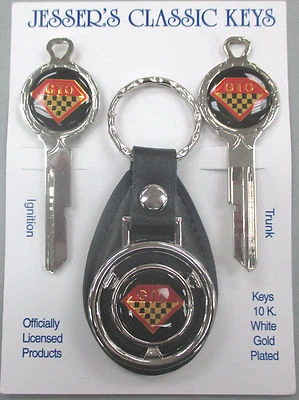 Juego de llaves GTO Gold Diamond 1969 B-44-E Pontiac GTO Deluxe clásico de oro blanco 1969 Foto 1 de 4