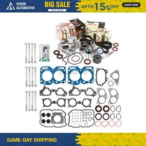 Head Gasket Set Timing Belt Kit Water Pump Fit 06-09 Subaru EJ255 EJ257 - Picture 1 of 12