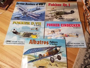 Squadron Signal Lot German WW I Fokker Albatros Bombers In Action SC - Imagen 1 de 1