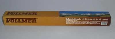 Vollmer 6111 Modellbahn-Hintergrund 'Alpenvorland', 290 x 60, 3-tlg. OVP - Bild 1 von 4