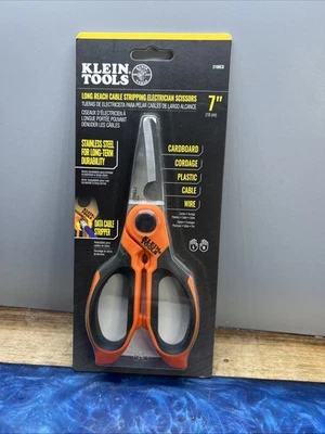 Ножницы электрика для зачистки кабелей длиной 7 дюймов Klein Tools 2100CS - Изображение 1 из 4