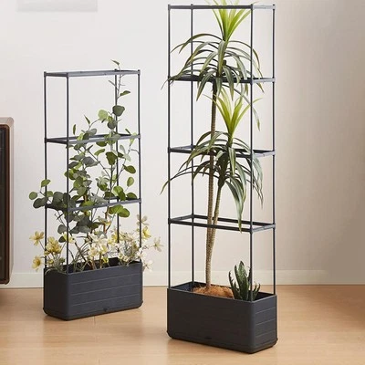 Planter Box with Trellis Tomato Planter for Vegetables Outdoor Indoor Patio - Image 1 of 2