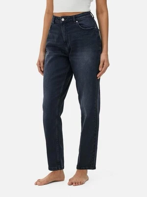 Ladies High Rise Mom Fit Jeans Grey And Dark Washed Denim Trousers Bottom - Image 1 of 4