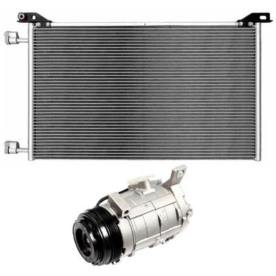 AC Condenser & AC Compressor Cooling Kit For 2010-12 14 Chevrolet Suburban 1500 — 第 1/4 张图片