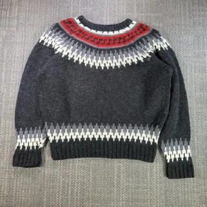 Vtg Shetland Wool Nordic Fair Isle Sweater Mens Jordache Pullover 80s Ski Cozy - Picture 1 of 17