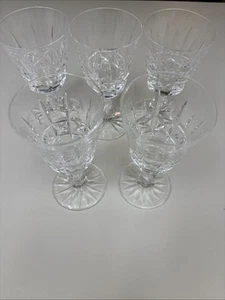 5 Waterford Kristall Kylemore Claret Weingläser 6" neuwertig - Bild 1 von 6