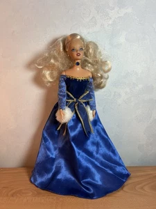 Holiday Magic Blonde doll 2001 by Jakks Pacific OOB 11.5" Blue Formal Dress - Picture 1 of 14