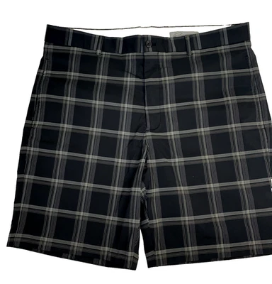 Pantalones cortos de golf Greg Norman ventana a cuadros frente plano talla 36 X 9 Foto 1 de 4