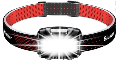 Lampada Frontale LED Torcia Frontale Luminosa Sensore di Movimento, Ricaricabile - Immagine 1 di 4