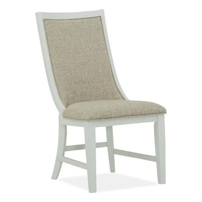 Paquete de dos sillas de anfitrión tapizadas Magnussen Home Heron Cove Foto 1 de 4