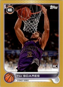 2022-23 Topps NBL Gold #89 Tim Soares /50 - BSK - Picture 1 of 2