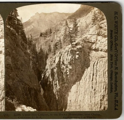 COLORADO SV - Ouray - Upper Box Canyon - HC белый 1905 - Изображение 1 из 3