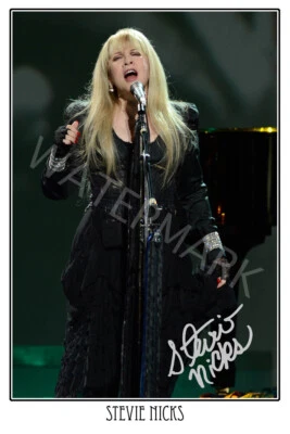 Stevie Nicks large signed 12x18 inch photograph poster - Top Quality  - Image 1 of 3