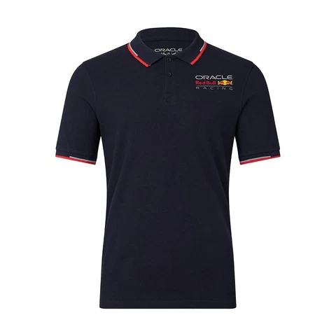 2023 Red Bull Racing Mens Core Logo Polo Shirt Navy Size L Cover