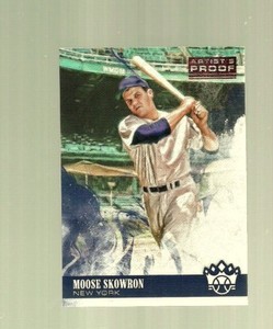 2018 Donruss-Diamond Kings-Moose Skowron--Red Artist Proof-& Blue Framed