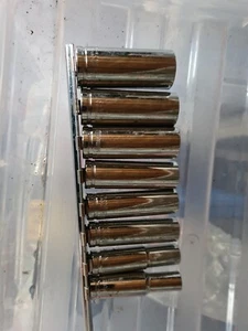 CHROME Vanadian 8 piece socket set - Picture 1 of 8