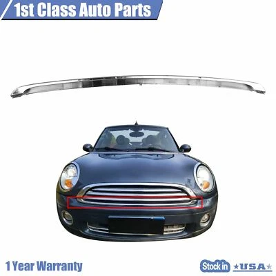 Lower Chrome Hood Molding Grille Trim For 2007-2015 Mini Cooper MC1216100 - Image 1 of 4