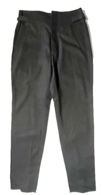 Vtg 90s DOLCE & GABBANA Mens Blk Cotton Herringbone Pant Trouser sz 48 32 Italy - Image 1 of 4