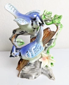 Estatuilla Blue Jay Bird - Enesco vintage - hecha en Japón - Imagen 1 de 5