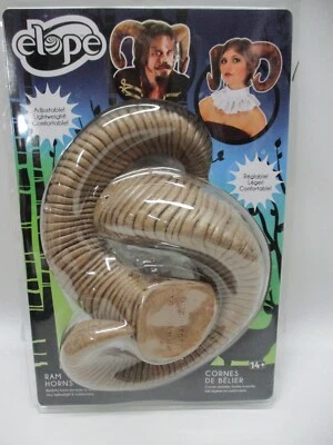 Elope Costume Ram Horns Adjustable Lightweight Comfortable Headgear - NWT - Image 1 of 4