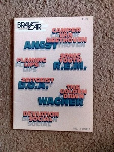 BRAVEAR #2 Punk Fanzine - KLANG YOUTH*REM*FLAMMENDE LIPPEN*CAMPER VAN BEETHOVEN*ANGST - Bild 1 von 2