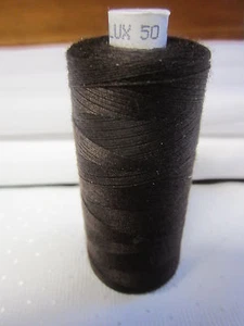 (0,01,4€ /1 m) 1 rollo 400 m hilo de coser espesor 50 / Forbilux marrón oscuro (1307 - Imagen 1 de 1